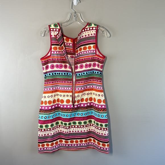 Talbots Sleeveless Textured Floral Sheath Dress Size 6P - Picture 11 of 13